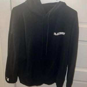 Black playboy hoodie